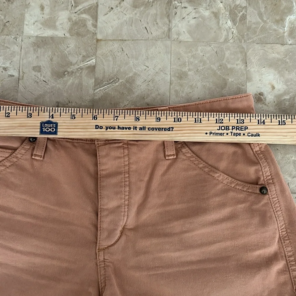 Joe’s The Wasteland High Rise Short‎ Women's Button Fly Denim Tan Shorts Size 24